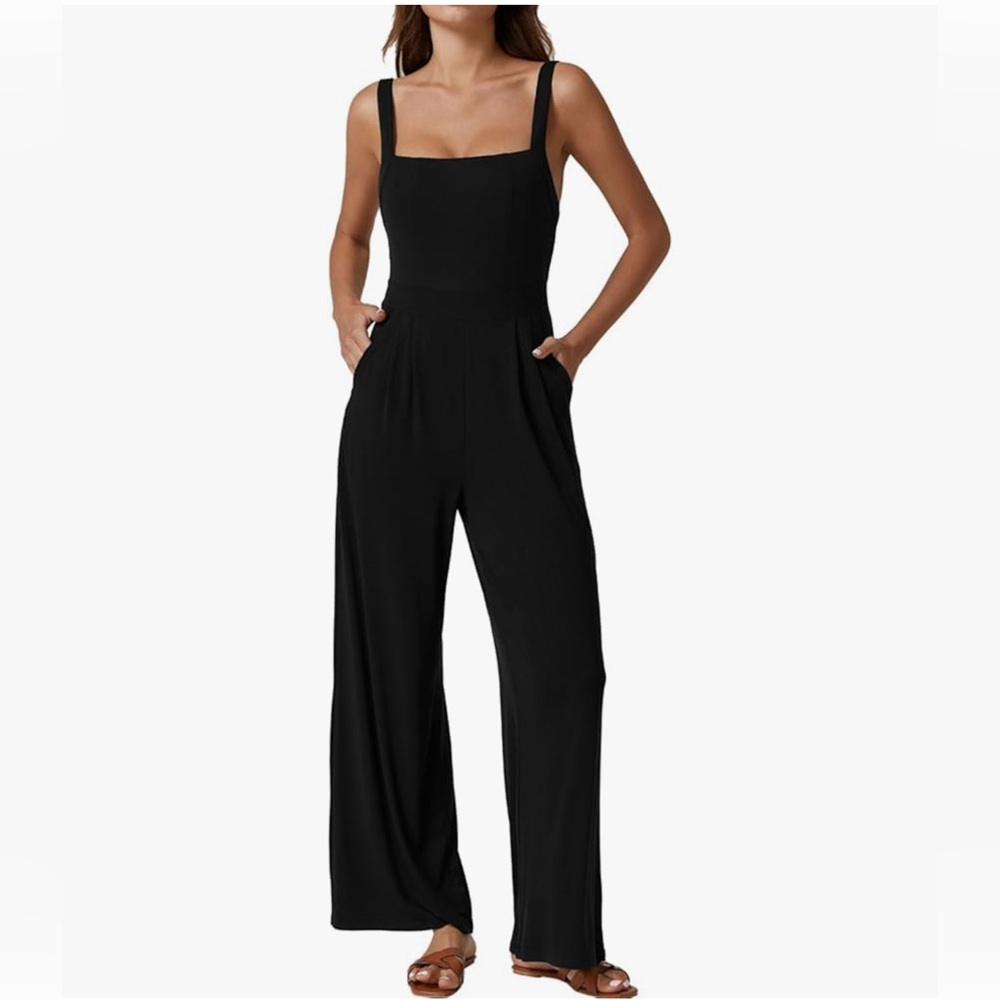 NWT Elegant Black Jumpsuit-S